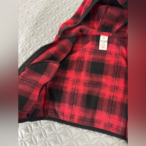 Carhartt Red and Black Hooded Vest - Picture 4 of 4